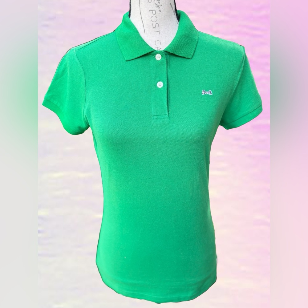 Vintage Le Tigre Kelly Green Polo Shirt 
Small
Vintage NWT / Never Worn